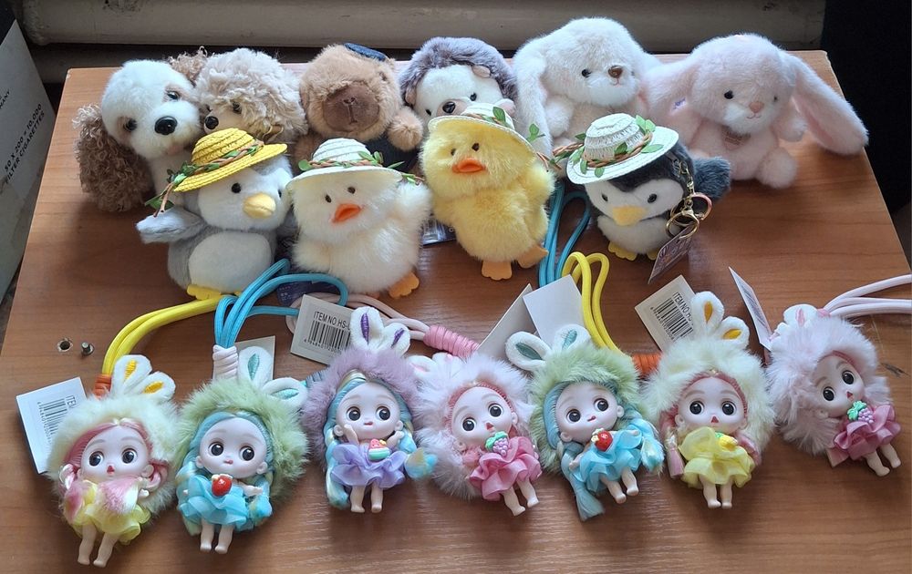 Брелоки на сумку на 8 Марта