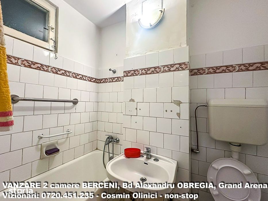 Apartament 2 camere Bd Obregia etaj 2 aproape Grand Arena 50 mp