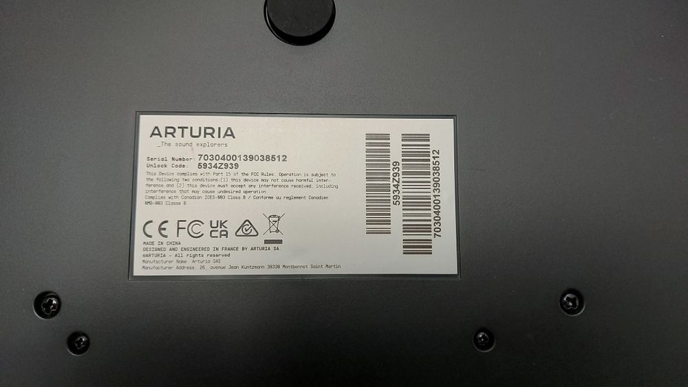 Arturia MiniLab3 controller MIDI USB-C