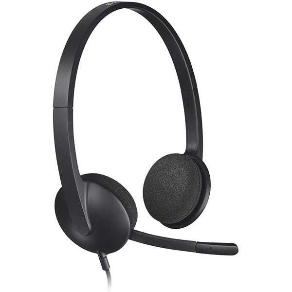 Casti PC On-Ear Logitech H340, USB, Negru, noi sigilate