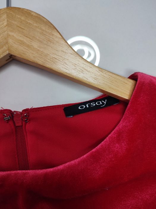 Rochie din catifea rosu