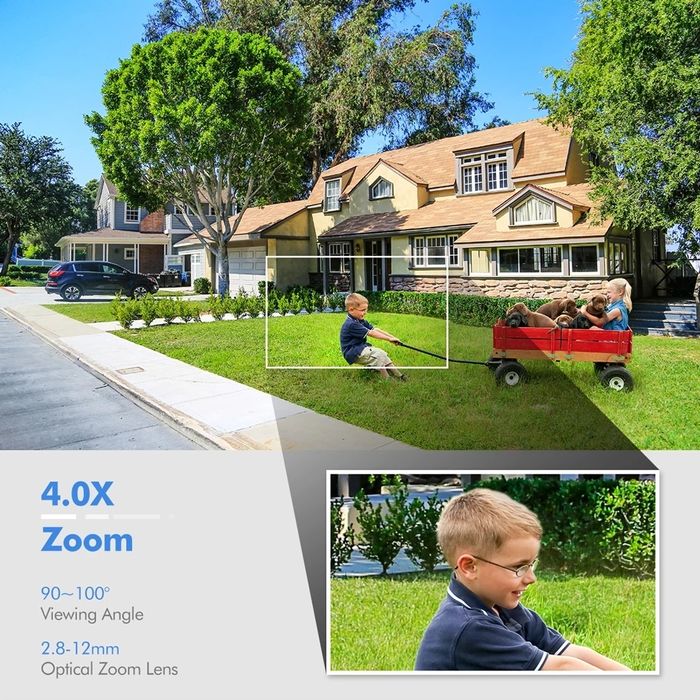 5mp Camera IP supraveghere FIABILA exterior wifi PTZ icsee