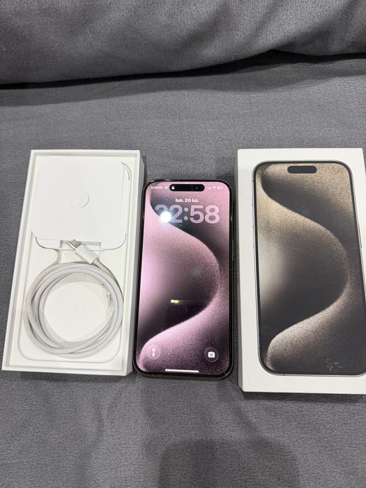 Iphone 15 pro Natural Titanium 256gb