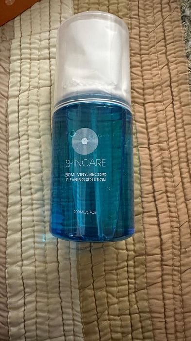 Set curățare discuri vinil perie și soluție noi