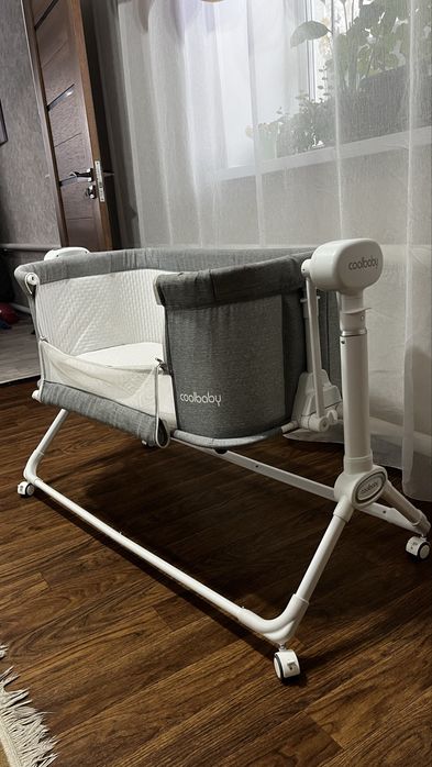 Детская приставная кроватка-люлька