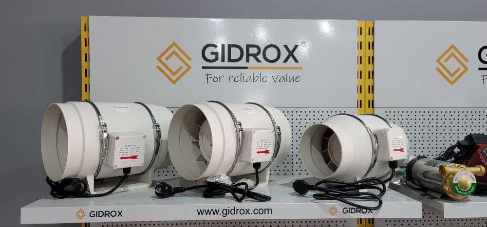 вентилятор вытяжной промышленный GIDROX