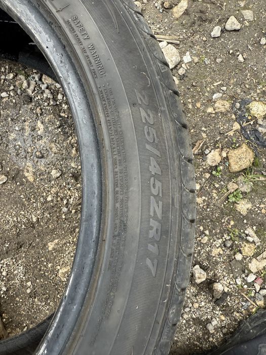 3 броя летни гуми Nexen 225/45 R17 Dot 4018 ном 209