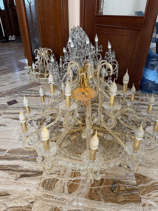 Люстра б/у 7 штук