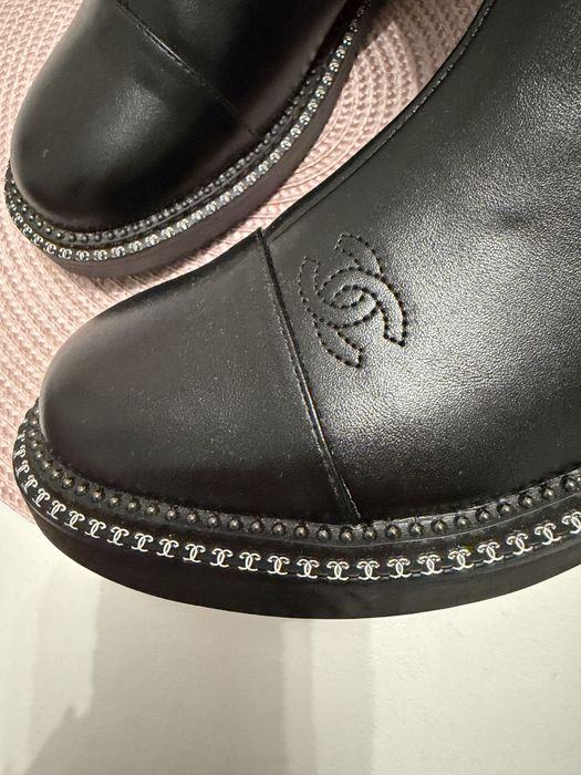 Cizme Chanel  piele naturala 39