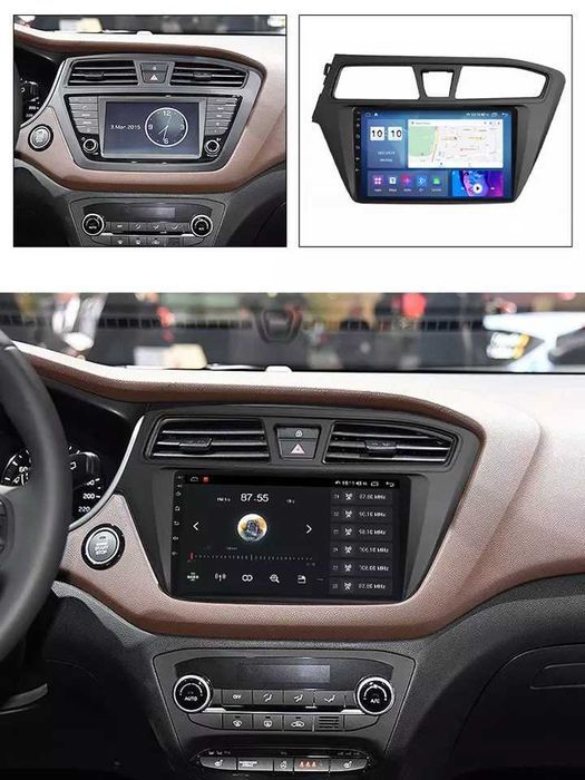 Navigatie Android 14 Hyundai I20 2015-2017 1/8 Gb Waze CarPlay +CAMERA