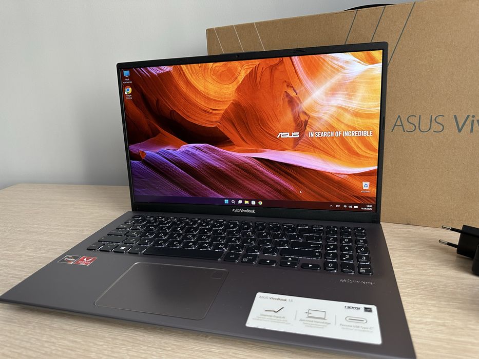 Мощный Ноутбук Asus VivoBook Ryzen 7 8GB RAM SSD 512GB Vega 10 4GB