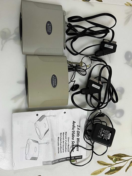 Transmitator+Receptor semnal video si audio pe mufa SCART