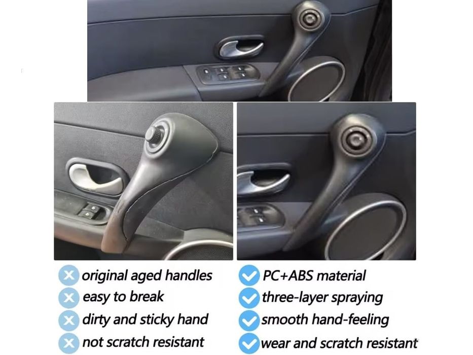 Комплект дръжка за Renault Clio 3 Pre-Face (2005-2009)