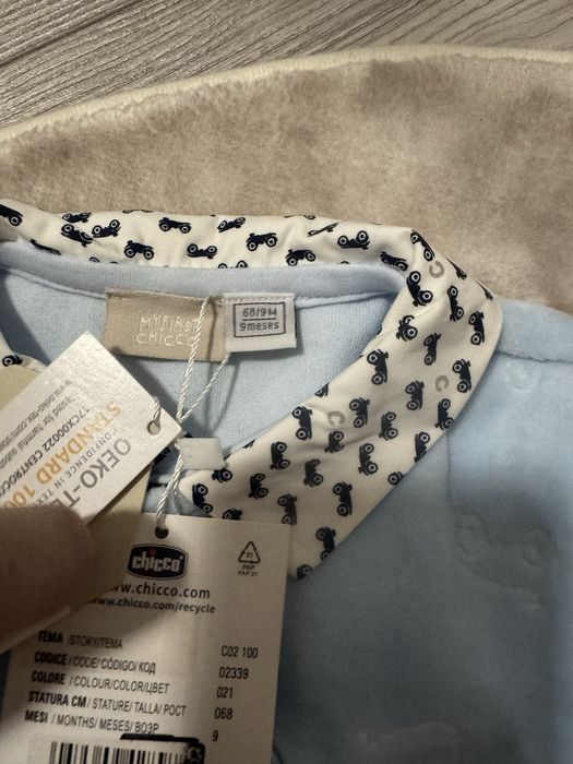 Salopete de bebelusi Chicco din velur 74 NOI