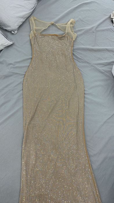 Луксозна официална рокля с камъни