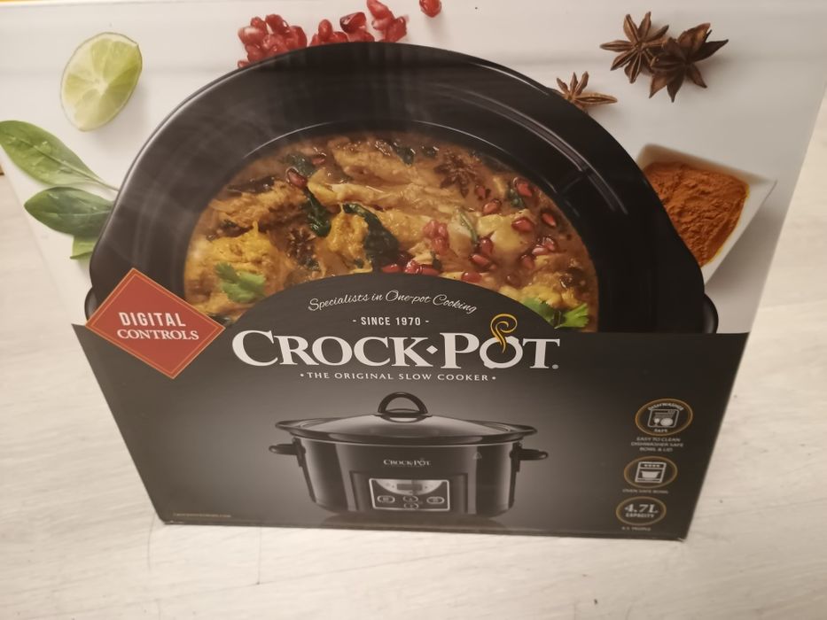 Crock-Pot 4.7L Digital – Nou, nefolosit (în ambalaj original)