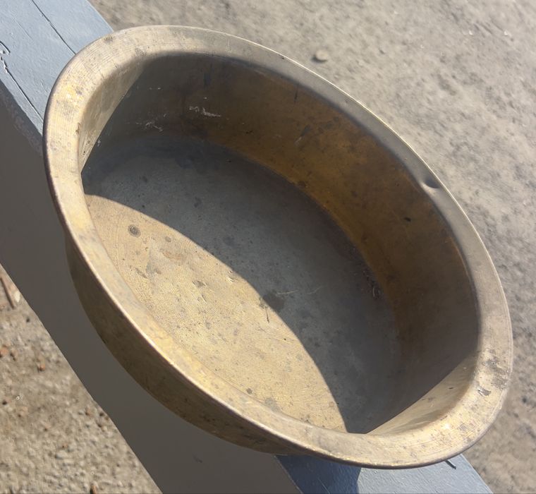 Продам тазик латунный советское катчество