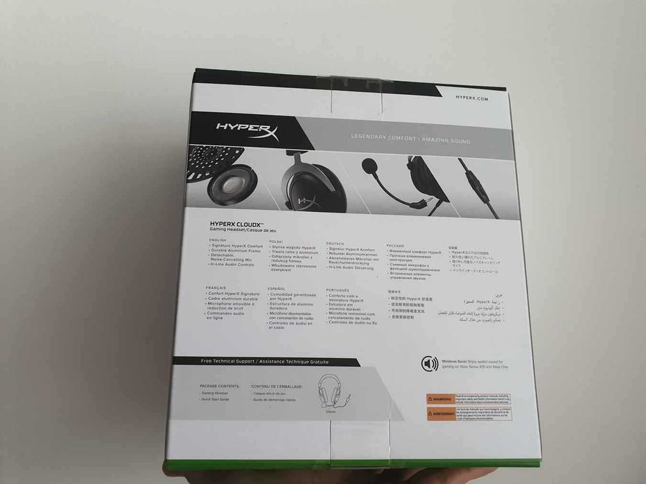 Casti Gaming HyperX CloudX Xbox Series S/X & PC microfon Nou Sigilat