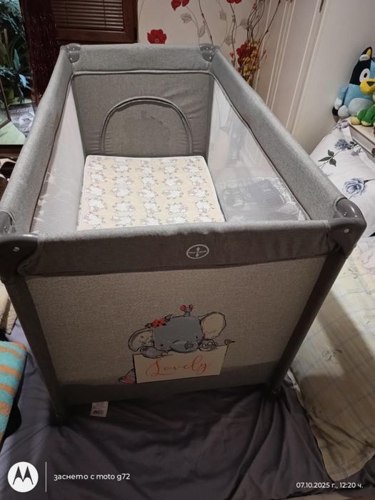 Бебешка кошара с матрак
