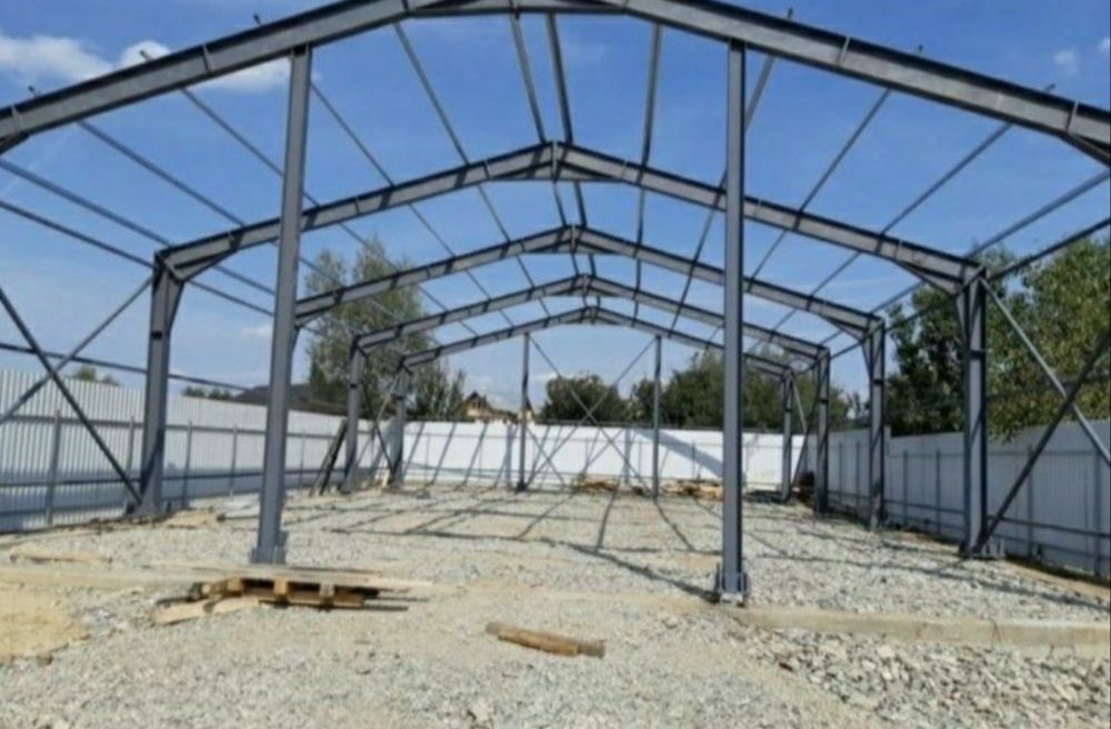 Vând hale metalice lucrăm fără avans