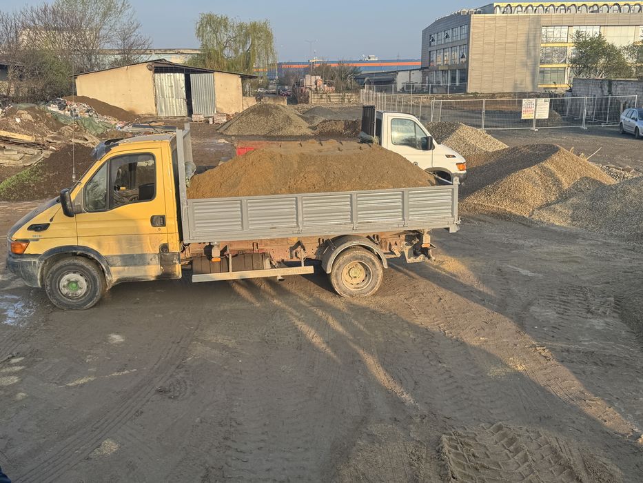 Transport nisip, piatra , sort-uri, pamant