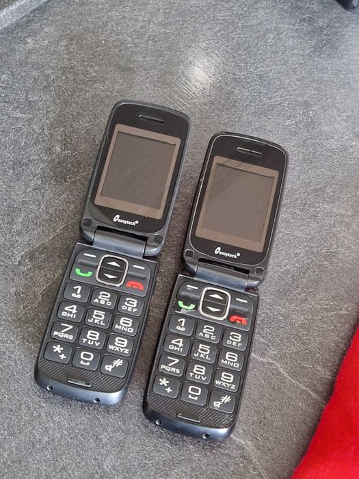Telefon cu clapeta cu display generos.  Pret / bucata
