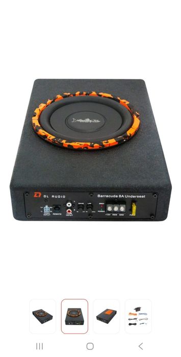 Сабвуфер DL Audio Barracuda 8A Underseat