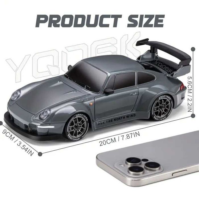 Porsche спортна кола 2,4 GHz High-Speed 4WD RC Drift Car 8х гуми