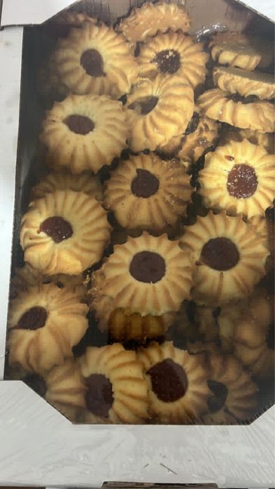 Печенье курабье, орешки