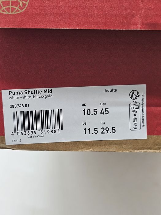 Adidași PUMA Shuffle Mid, unisex pentru adulți, NOI