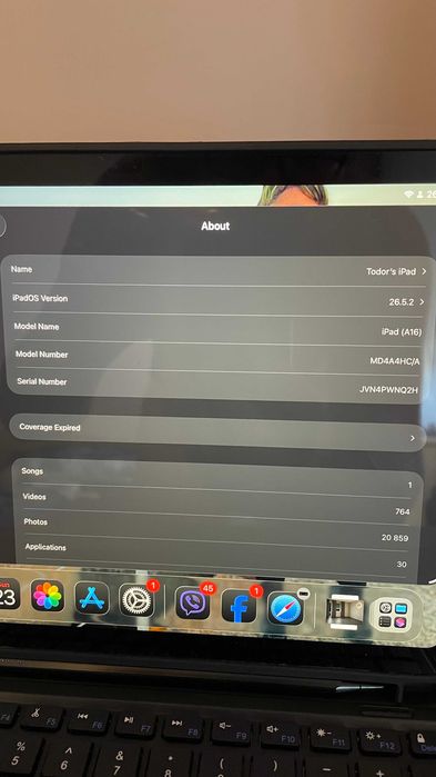 Ipad 11 - A16 - 100% Батерия (19 цикъла) + бонуси към него - в гаранция до 04.27г.