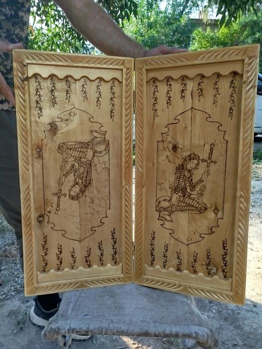 Нарды настольные ручная работа