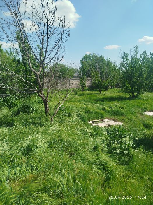 Участок   Назарбек 13соток кадастр есть,  сотка 11000$  газ свет вода.