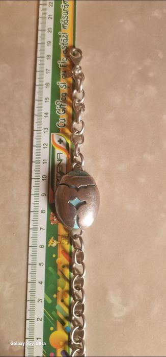 Set Tous argint si piatra naturala