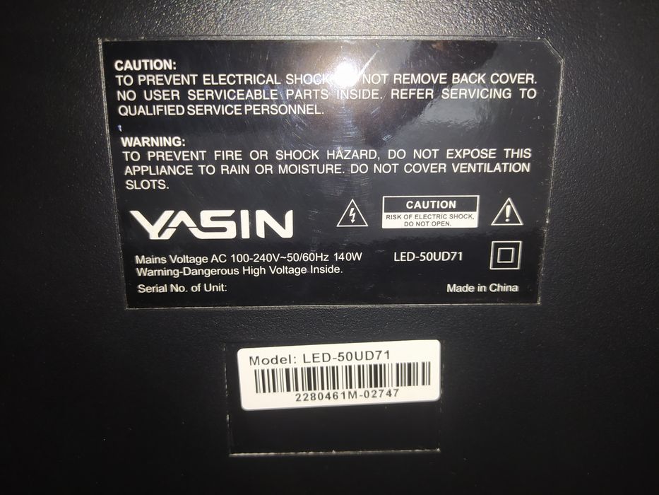 Телевизор смарт Yasin