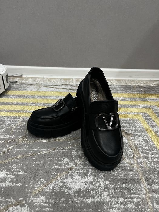 Лоферы натуральная кожа