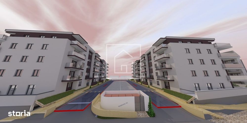Apartament 3 camere 86 mp Bloc Nou Central Loc Parcare Inclus