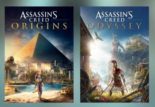 Диски ps4 Assasins creed Истоки и Одиссея