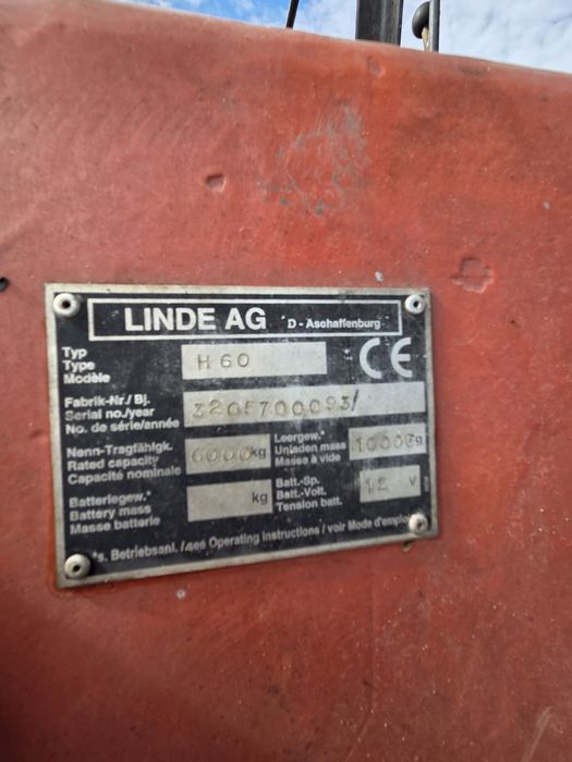 Linde H60 – Stivuitor industrial 6 Tone
