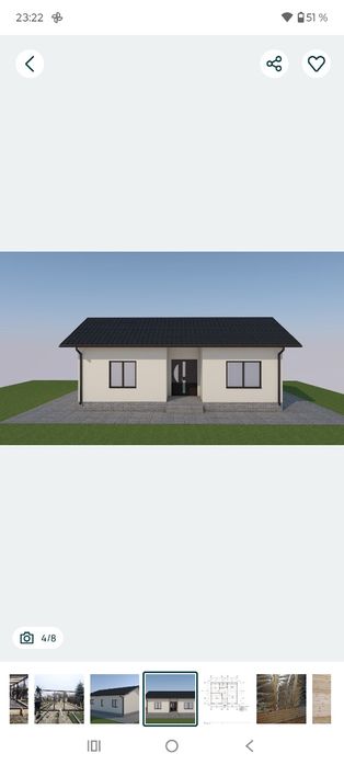 Case pe structura metalica