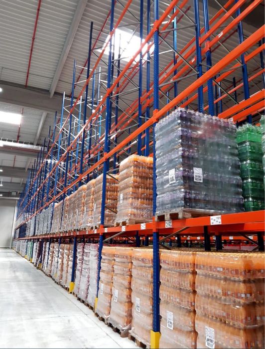 Rafturi metalice reglabile pentru euro paleti