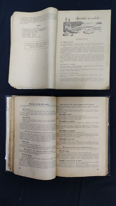 Cărți bucătarie din anul 1977