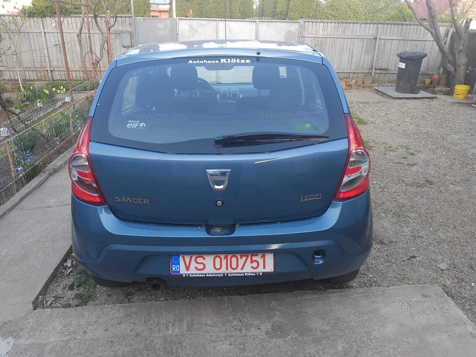 2012 Dacia Sandero 1.5 dci Euro 5 Model Black Line RAR Facut !