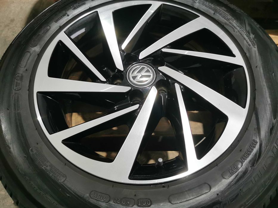 Jante Originale Vw Tiguan II .R 17 cu anvelope de vara