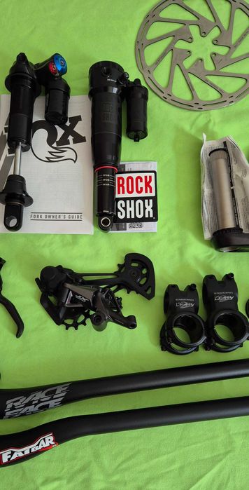 Чисто нови Fox, RockShox Sram, Race Face, SDG, RENTHAL, Magura