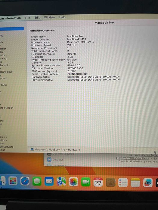 MacBook Pro 13" Retina Mid 2014