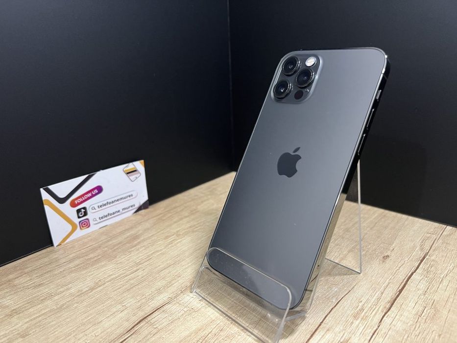 iPhone 12 Pro 256Gb Graphite Second-Hand 3 ani garanție, Telefoane Mur