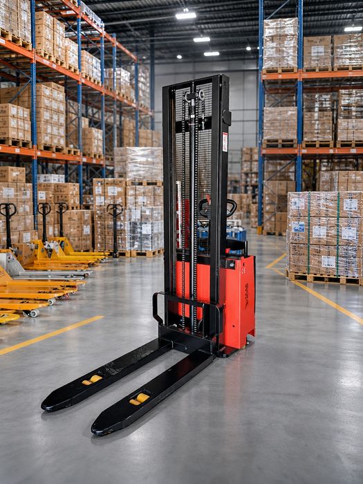 Elektron Shtabeler  електрический штабелер 1.5T 3.5m штаблëр подъёмник