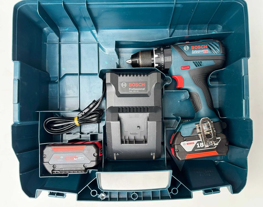 BOSCH GSB 18V-28 - Акумулаторен ударен винтоверт неразличим от нов!