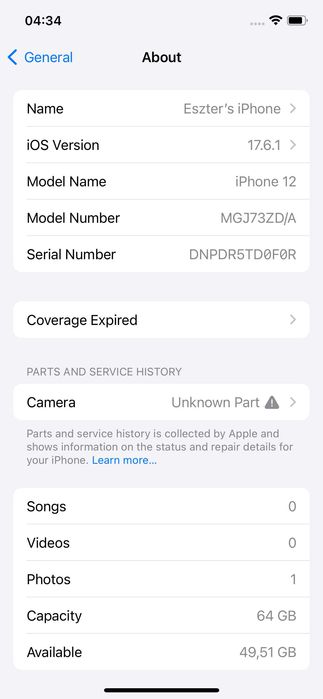 iPhone 12 64GB (Product RED), Battery Health 93%, stare bună + husă